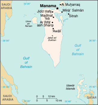 Bahrain's Map