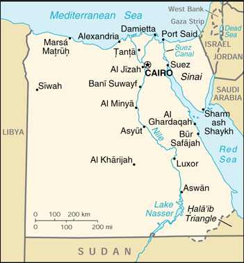 Egypt's Map
