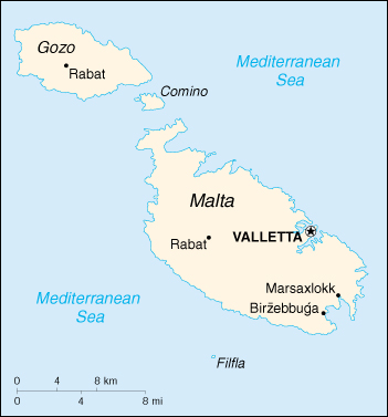 Malta's Map