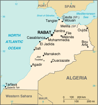 Morocco's Map