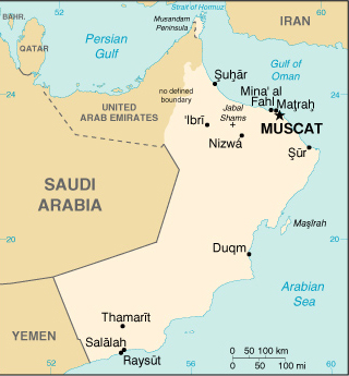 Oman's Map